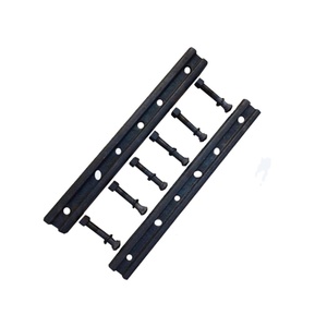 50kg 60kg Chất lượng cao Cách Điện Đường Sắt thép joggle cá tấm <span class=keywords><strong>uic60</strong></span> phụ tùng đường sắt phụ kiện cá Hình dạng tấm - Product Image 1