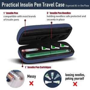 OEM Injection <b>Pen</b> Storage Case for Reusable Injection <b>Pens</b> Needles and <b>Refills</b> | Portable Medical Storage Organizer - Product Image 2