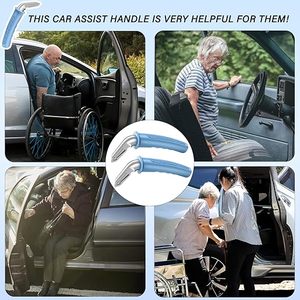 Poignée de porte de voiture pour personnes âgées, poignée d'assistance portable pour véhicule, poignée de soutien pour faciliter le passage de la position assise à la position debout, poignée de porte de voiture - Product Image 6