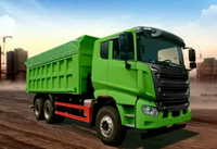 Camion benne SYZ320C-8S fiable à transmission 6x4 pour le transport de charges lourdes et la construction