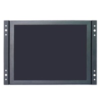 ZHIXIANDA Layar Sentuh LCD 10 Inci 1024*768 Panel Kelas Industri Monitor Bingkai Terbuka dengan Input HD/VGA/BNC/AV/USB
