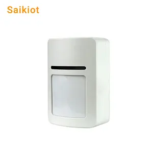 Saikioot Tuya detektor gerakan PIR inframerah WIFI pintar Alarm keamanan mendukung Alexa Google keamanan rumah PIR Sensor gerak Alarm