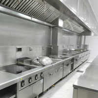 Solution complète d'équipement de cuisine commerciale, ensemble complet pour la conception de projets de cuisines de restaurants et de traiteurs pour hôtels et restaurants de 3 à 5 étoiles
