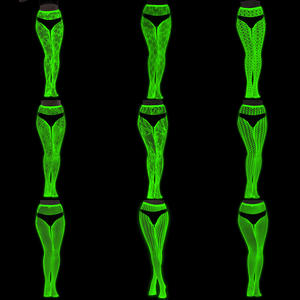 उच्च कमर रात-चमक फिशनेट सफेद स्टॉक - Product Image 2