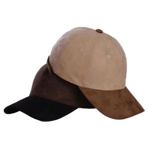 Casquette de baseball unisexe vintage en coton, ajustable, style trucker, avec logo personnalisé, effet vieilli, teinte unie, bicolore, pour le sport - Product Image 3