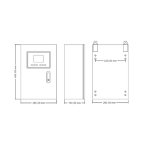 Pengontrol Pompa Air Besi Panel Kontrol Pompa Tahan Lama Penggunaan Komersial Tekanan Rendah Bertenaga Listrik LCD OEM Otomatis Penuh