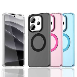Nouvelle <span class=keywords><strong>coque</strong></span> de téléphone transparente magnétique colorée bonbon mat pour <span class=keywords><strong>Redmi</strong></span> <span class=keywords><strong>Note</strong></span> 13 14 Pro Plus 14 <span class=keywords><strong>5G</strong></span> 13C 4G 14C A3 K70 Pro <span class=keywords><strong>coque</strong></span> mobile - Product Image 1
