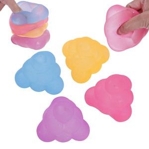 ของเล่น JO TOYS ของเล่นบีบสัมผัสนุ่มนิ่มรูปสามเหลี่ยมมอลโทสแบบฟรอสต์ ของเล่นบีบคลายเครียดสำหรับเด็กอายุ 5-7 ปี และผู้ใหญ่ - Product Image 3