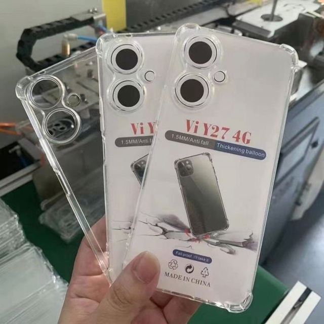 Fine Hole Transparent Phone case Suitable for Transsion Itel P55 4G/P55T/P55 Four-sided Drop-resistant Protective Phone case