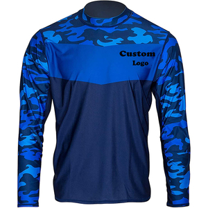 قمصان صيد رجالية مخصصة بأكمام طويلة، سريعة الجفاف، مقاومة للأشعة فوق البنفسجية UPF50، مع شبكة تهوية، مقاومة للرطوبة وقابلة للتنفس - Product Image 1