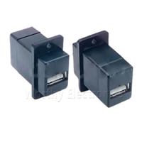 Les panneaux plaqués or entièrement blindés sont équipés d'adaptateurs USB + ECF504B-UAA pour connecteur