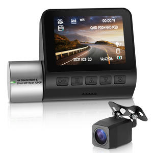 Cámara para Auto 4K con Grabación Frontal y Trasera - 170 °   Gran Angular con Sony IMX415, Monitor <span class=keywords><strong>de</strong></span> Estacionamiento 24H y Sensor G - Product Image 1