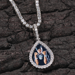 UWIN A Buon Mercato Su Misura Foto Del Pendente Immagine Pendenti Iced Out CZ Memoria Collana per Uomo Donna - Product Image 3