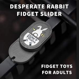 Juguete Antiestrés Desperate Rabbit, Deslizador de Aluminio, Juguete Metálico EDC para Adultos, Herramienta para el TDAH, Juguete de Escritorio Ejecutivo para la Concentración y el Alivio de la Ansiedad - Product Image 2