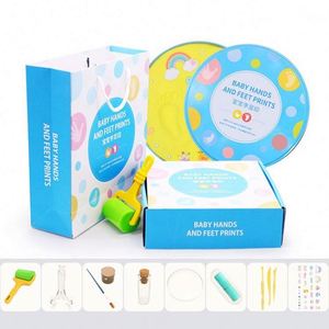 2019 Trending Creative Toys Colors Nerborn Baby Hand Feet Print DIY <b>Putty</b> Slime - Product Image 6