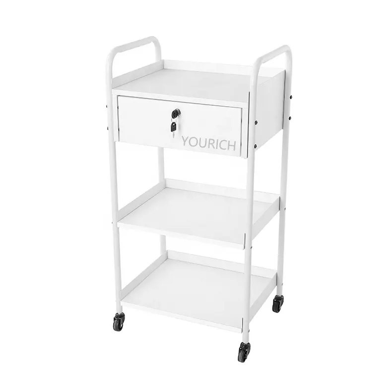 Bset Kwaliteit Echografie Machine Case Salon Winkelwagen Schoonheid Trolley Kappers Trolleys Voor Haar Salon Manicure Pedicure Trolley