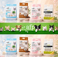 Litière pour chat AFP 24/7 anti-odeur, agglomérante rapide, 100 % biodégradable, 5-en-1, café, tofu, mélange de yucca et manioc, en promotion