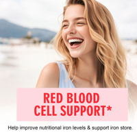 Marque privée Vegan Gouttes de fer liquide Supplément de vitamine C à absorption la plus élevée pour les femmes et les enfants adultes