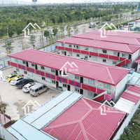 Faible Coût Préfabriqué Bâtiment De L'hôtel Hangars Préfabriqués Mexique