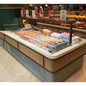 BREVIT المبردة نافذة عرض المخبوزات سطح زجاجي الخبز خزانة عرض الكعك - Product Image 4