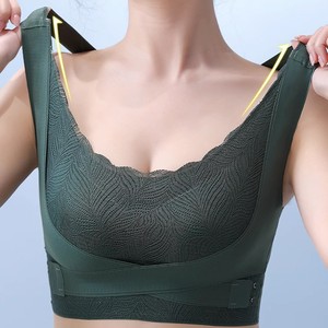 Soutien-gorge push-up sans coutures pour <span class=keywords><strong>femme</strong></span>, brassière de <span class=keywords><strong>sport</strong></span> confortable sans armatures, bralette sexy à dos croisé, brassière <span class=keywords><strong>femme</strong></span> - Product Image 3