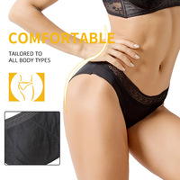 Culotte physiologique mi-haute Menstruelle Flux Abondants Culotte menstruelle étanche Culotte menstruelle pour femme
