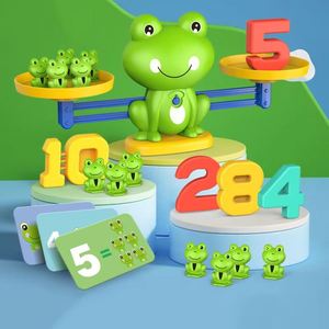 Juguete de Equilibrio Digital con Forma de Rana para Niños, Rompecabezas Educativo Temprano, Aprendizaje de Sumas y Restas, Equilibrio Matemático - Product Image 2