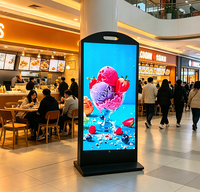 MDS P2.5 480X960mm Afficheur LED publicitaire extérieur portable de type A, étanche, pour trottoir, 5000cd