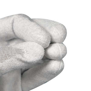 Gants de protection ESD en nylon avec doublure en fibre de carbone, revêtement PU, sans silicone, sans fibres, pour manipulation de précision en laboratoire et semi-conducteurs - Product Image 4