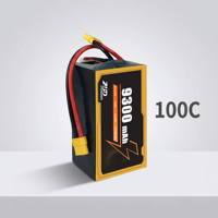 OEM&ODM Lipo Drohnen-Akkupack 6S 22,8V 9300mAh 100C Hohe Entladerate Hohe Kapazität für FPV-Racing RC UAVs
