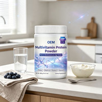 Poudre de protéines multivitaminées à étiquette privée personnalisée, complément alimentaire nutritionnel pour adultes OEM