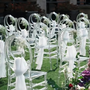 Modern akrilik olay yemek sandalyesi şeffaf <span class=keywords><strong>Tiffany</strong></span> sandalyeler düğün parti Chiavari temizle plastik Gemer açık oturma odası - Product Image 4