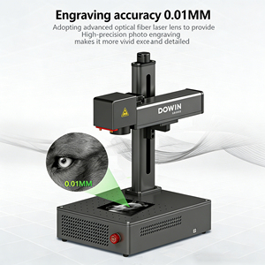 Machine de marquage et de gravure au <span class=keywords><strong>laser</strong></span> à fibre portable 50W pour métal/non-métal, prenant en charge les formats AI/DXF/DWG, marquage profond CNC - Product Image 4