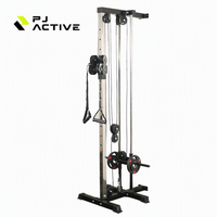 Système de poulies doubles réglables pour machine de tirage vertical, station de câbles de musculation pour entraînement de fitness