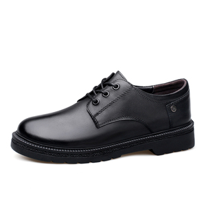 Mocassins <span class=keywords><strong>Derby</strong></span> Oxford pour femmes, en cuir de vachette véritable, à coupe basse, style uniforme, pour affaires, avec semelle épaisse compensée et rehaussante - Product Image 1
