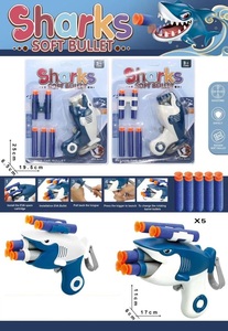 Shark airsoft toy gun <span class=keywords><strong>pistola</strong></span> da tiro sicura per bambini EVA soft bullet gun - Product Image 2