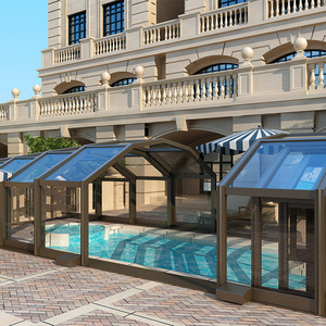 Biệt thự hiên hiên hiên màn hình bao vây cho nhà vườn thiết kế ban công cửa sổ nhôm trang trại sunroom tác động bão - Product Image 5