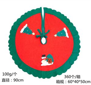 New Christmas Crafts Festival Decorations Cartoon Printing Ornaments Christmas Supplies Wholesale Christmas <b>Tree</b> <b>Skirt</b> - Product Image 3