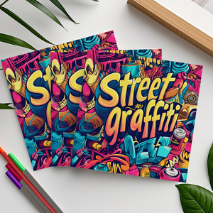 Libro para Colorear de Grafitis Urbanos, Libro para Colorear de <span class=keywords><strong>Arte</strong></span> Urbano Vibrante, Libro para Colorear Creativo y Genial para Jóvenes y Adultos - Product Image 6