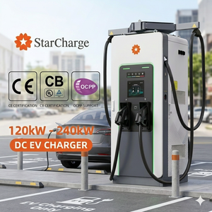 Cargador comercial para vehículos eléctricos Starcharge Titan V5 UL CE 120kW-180kW OCPP 16J RFID QR APP con rango de voltaje de 150-1000Vdc y ciclo profundo. - Product Image 1