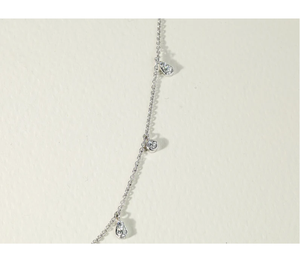 Collar Clásico de Diamantes Creados en Laboratorio en Capas, Delicado Collar de Oro, Joyería Fina Elegante para Mujer, Regalo de Cumpleaños para Ella - Product Image 3