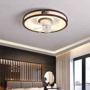 <b>Ceiling</b> Fan <b>Light</b> <b>Led</b> 15-30 Sqm Bedroom Study Room Silent Fan <b>Light</b> With Oscillating Function Modern Chinese Style - Product Image 1