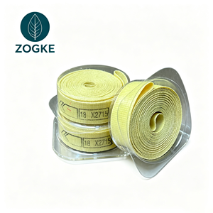Cinta de garnitura amarilla ignífuga de 25 mm x 3200 m, gasa de aramida y lino para máquina de liar cigarrillos MK8 MK9 - Product Image 6