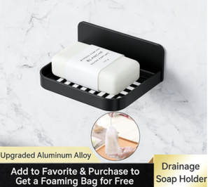 <span class=keywords><strong>Porte</strong></span>-<span class=keywords><strong>savon</strong></span> mural sans perçage, organisateur de salle de bain en aluminium, <span class=keywords><strong>porte</strong></span>-<span class=keywords><strong>savon</strong></span> avec support <span class=keywords><strong>pour</strong></span> téléphone <span class=keywords><strong>pour</strong></span> toilettes et douche - Product Image 1