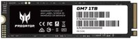 قرص صلب داخلي Predator GM7 بسعة 1 تيرابايت، M.2 2280 PCIe Gen 4 X4 NVMe 2.0، سرعة 7400 ميجابايت/ثانية، لأجهزة الكمبيوتر المحمولة وسطح المكتب وPS5