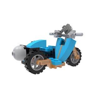 Jouet de construction MOC Moto Volante de Hagrid, Blocs de construction en plastique ABS, Modèle créatif éducatif, Cadeau d'assemblage, 46 pièces - Product Image 3