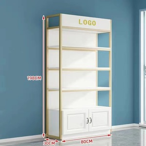 Custom Factory Supermarket Metal Wooden Multi-layer Display Cases Store Display Cases - Product Image 4