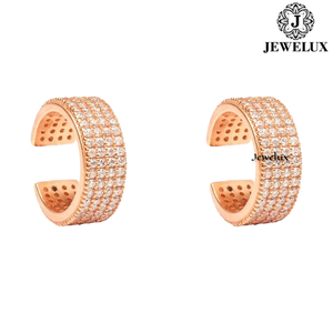 Premium VVS Diamond <b>Stud</b> Earrings 925 Sterling <b>Silver</b> Rhodium Plated IGI Certified for Women's Parties Gifts India Jewelux - Product Image 4