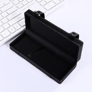 Cổ Điển Màu Đen Mát Bút Da Trường Hợp Quà Tặng Sang Trọng Đóng Gói Hộp Da Trường Hợp Bút Cho Nam Giới Chiến Thuật Súng Bút - Product Image 2