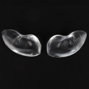 Coussinets de soutien-gorge en silicone transparents, imperméables, épais, invisibles, rehausseurs de poitrine pour maillots de bain, robes et caracos pour femmes - Product Image 6